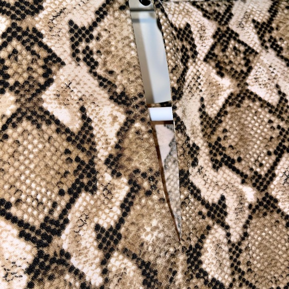 Michael Kors Python Short Sleeve Dress Size: S - Picture 3 of 11